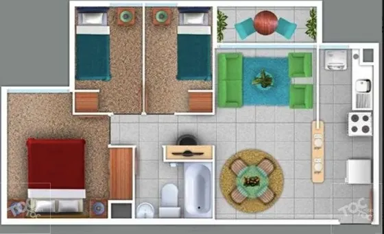 Carlos Condell La Cisterna Depto 3d 1b  Piso 9 $61.000.000.-