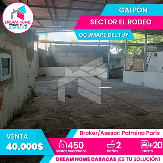 Galpón En Venta En Ocumare Del Tuy Sector El Rodeo