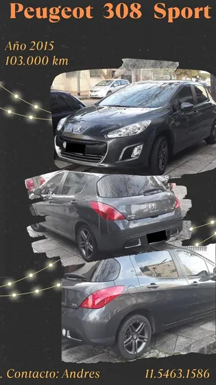 Peugeot 308 1.6 Sport Thp 163cv