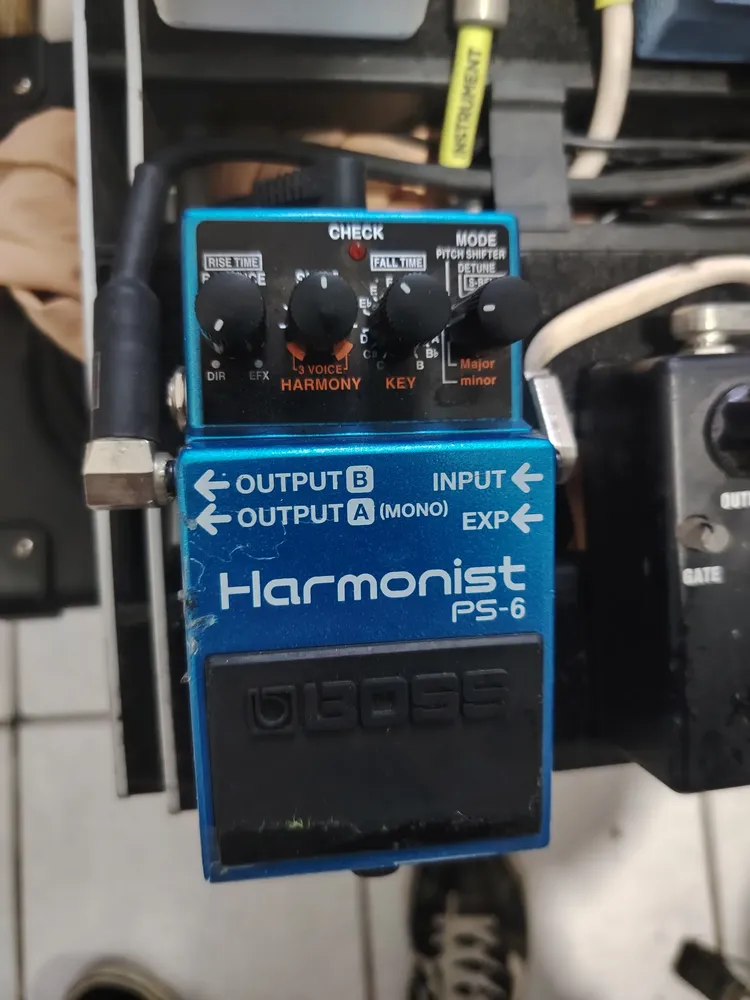 Pedal de efeito Boss Harmonist PS-6 azul | MercadoLivre