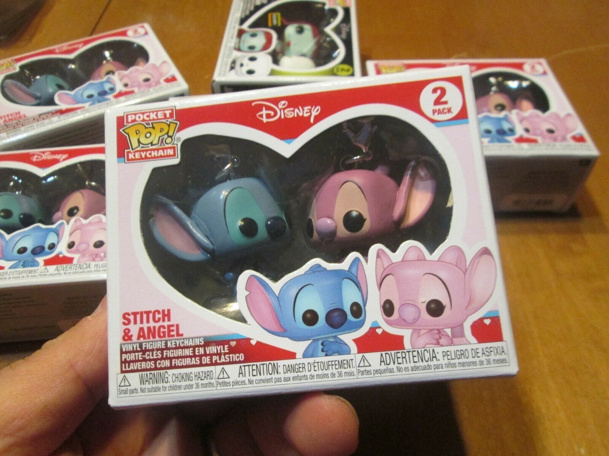 Funko Pop Stitch Y Angel Funko Pop! Stitch Y Angel 2 Pack Llaveros | Mercado Libre