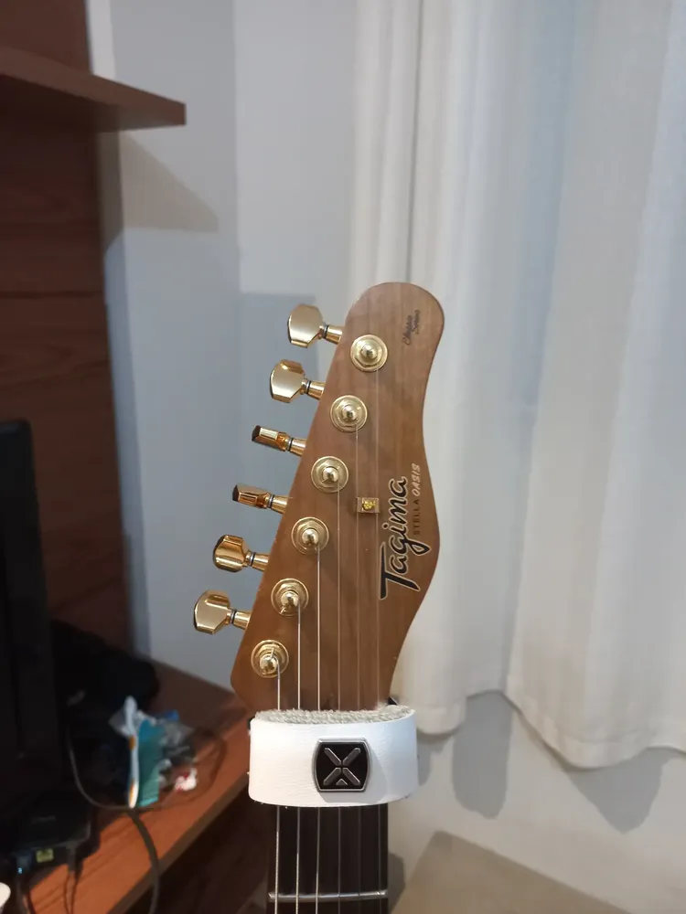 Tarraxas Trava Magnum Lock Gotoh Gold Para Guitarra 6 Linha
