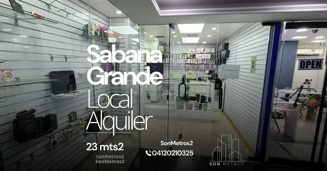Local Amoblado Alquiler Sabana Grande No Esta A Pie De Calle 23 Mts2 Sonmetros2