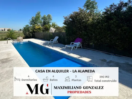 Casa En Alquiler Temporal, 5 Ambientes  - La Alameda, Canning
