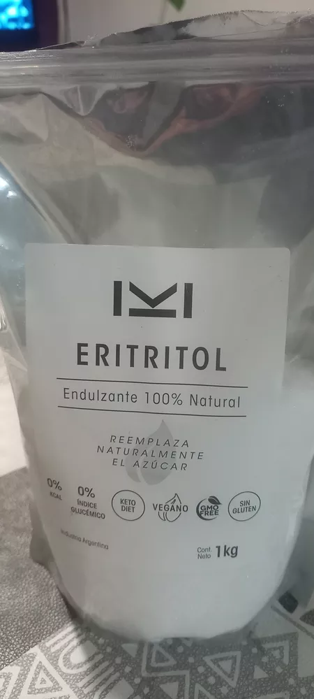 Endulzante Eritritol Natural X 1 Kg