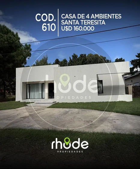 Calle Los Laureles E/ Los Tilos Y La Alameda - Casa 4 Ambientes En Santa Teresita