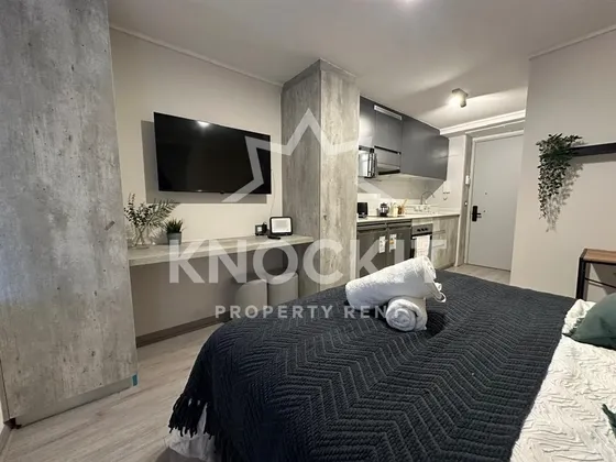 Arriendo Departamento Home Studio Amoblado Tocornal Santiago