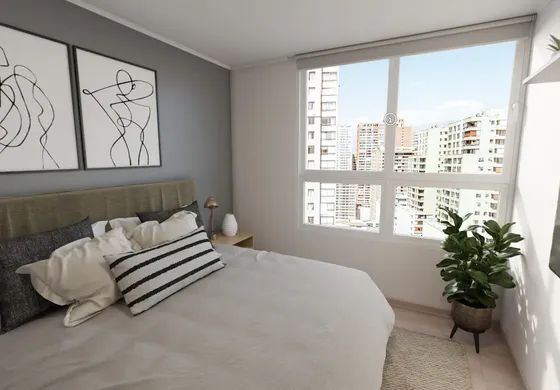 Depto Nuevo 2d+1b En Santiago Desde Uf 2.824 Bono Pie 10%