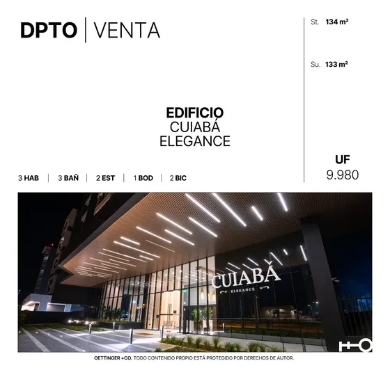 Departamento En Venta En Edificio Cuiabá Elegance