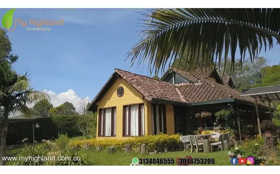 Casa Campestre En Parcelación Guarne Con Lote De 3.000 M² 