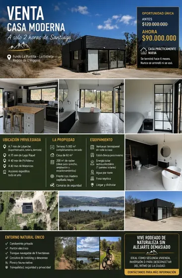 Casa A 2 Horas De Stgo (la Estrella-litueche)