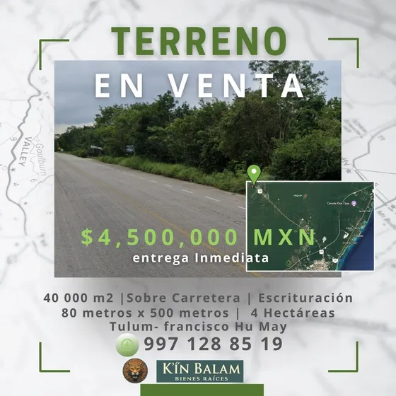 Lote De 4 Hectáreas. Perfecto Para Proyecto Urbanístico,