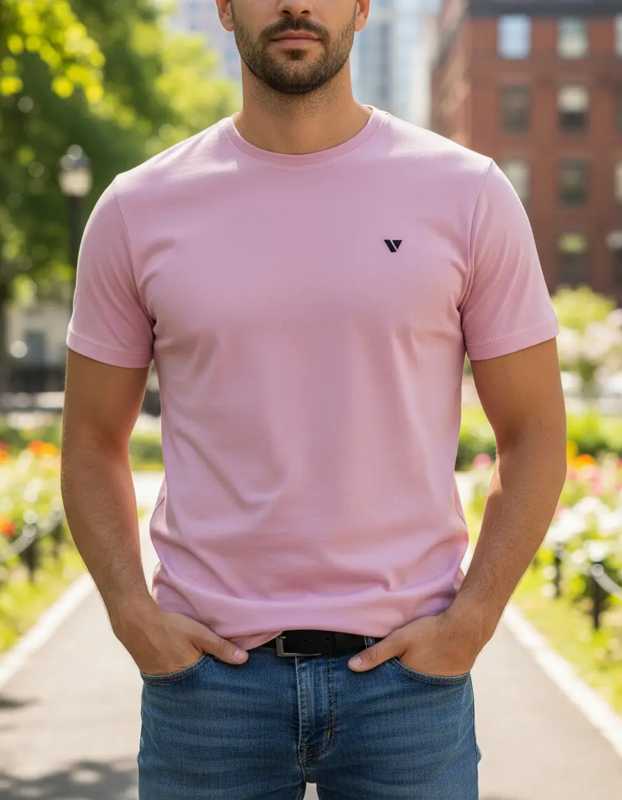 Camiseta Masculina Camisas Slim Voker 100% Algodão Atacado