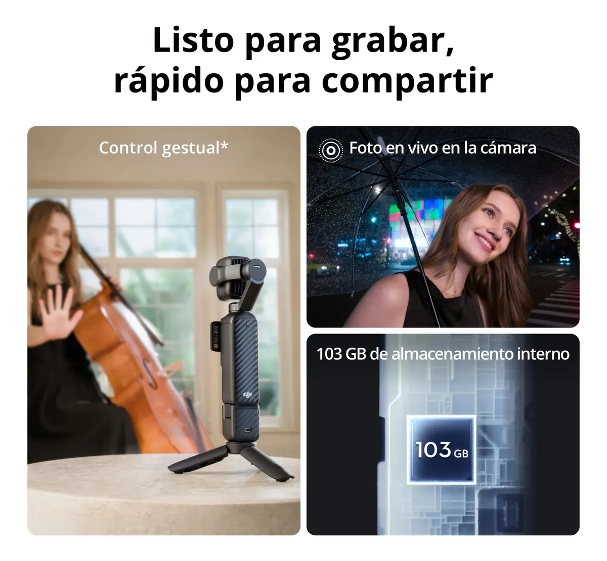 DJI Osmo Pocket 4P: análisis, características y cuál versión comprar en México 5 Fotografía de producto DJI Osmo Pocket 4P, vista 5