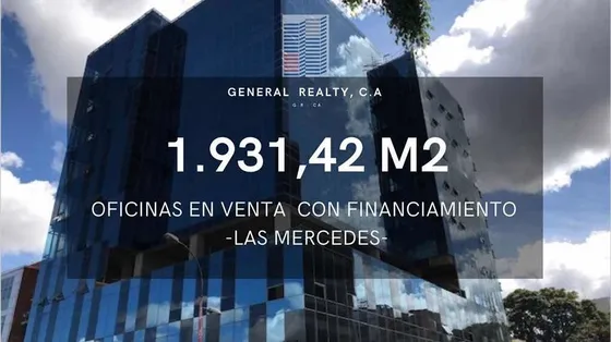 Oficinas En Venta Financiamiento Sin Intereses Las Mercedes Area Total 1931,42