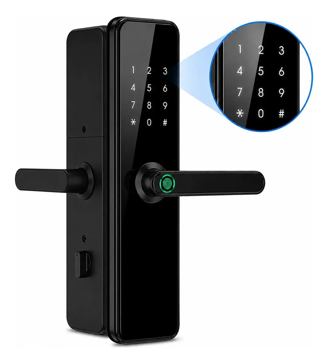 Fechadura Digital Outra Fechadura Digital Inteligente com Biometria e Senha, Controle por Touch - Avaliação e Oferta Oficial