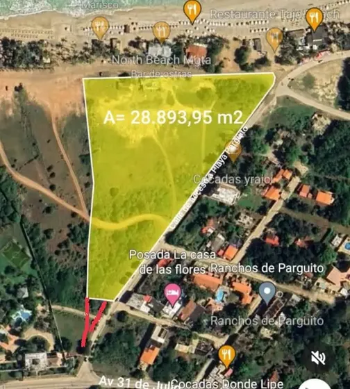 Venta De Terreno Ideal Para Posada - Hotel Playa Parguito Sector Puerta Abajo Isla De Margarita