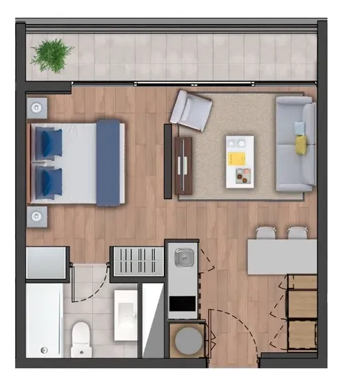 Departamento A Estrenar En Gran Proyecto Inmobiliario