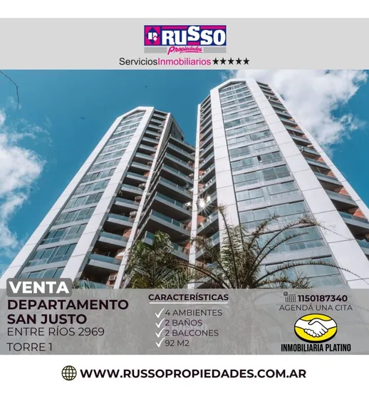 Venta Semi Piso 4 Ambientes San Justo