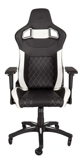 Silla de escritorio Trust GXT 707 Resto gamer ergonómica black y gray con tapizado de cuero sintético Silla de escritorio Trust GXT 707 Resto gamer ergonómica black y gray con tapizado de cuero sintético