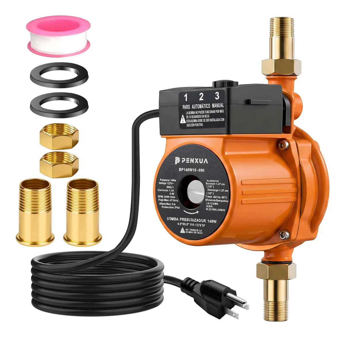 Bomba Presurizadora Penxua 140W 1/6HP