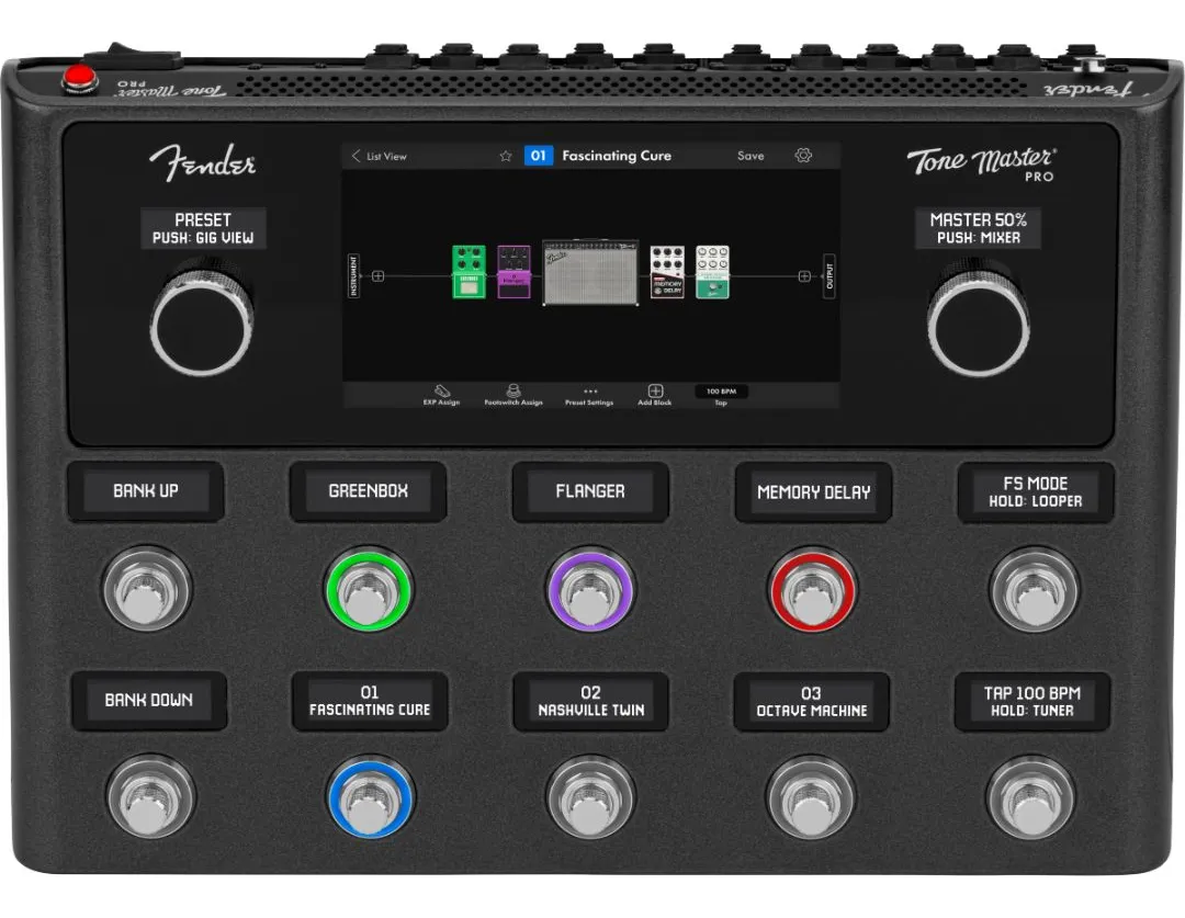 Pedaleira Fender Tone Master Pro