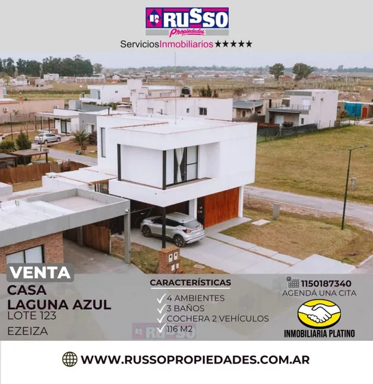 Venta Casa Laguna Azul 4 Ambientes
