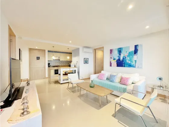 Venta Apartamento 2 Alcobas Amoblado Vista Al Mar En Crespo Cartagena