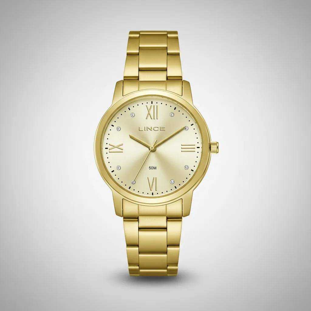 Relógio Lince Feminino Lrgj130lc3kx Dourado