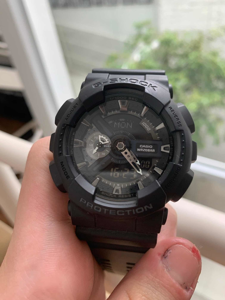 Relógio Casio G-shock Anadigi Ga-110-1bdr Original | Mercado Livre