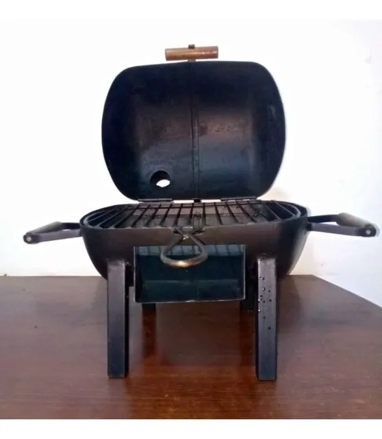 Hermosa Parrilla Cilindrica Personal Para Su Mesa 