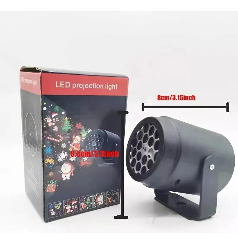 Proyector Navideños Exterior/interior Luces Navidad Pascuero
