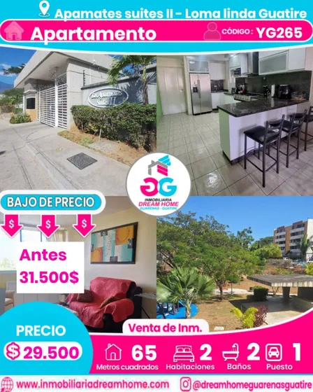 Apartamento Conjunto Residencial Los Apamates Suites Ii  Sector El Ingenio Guatire