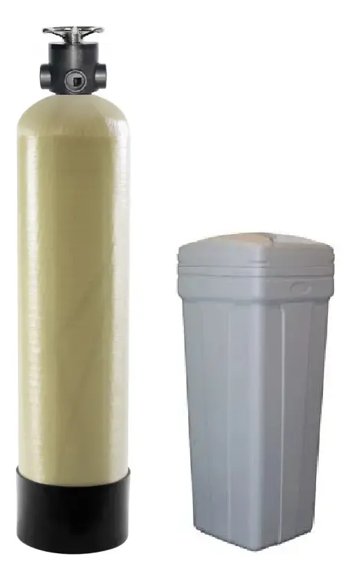 Filtro Abrandador Água Dura Válvula Regeneração Manual 3m²/h