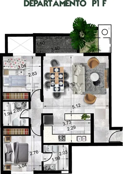 Belgrano Foret, Camino Gral. Belgrano E/ 465 Y 466. Departamento De 2 Dormitorios