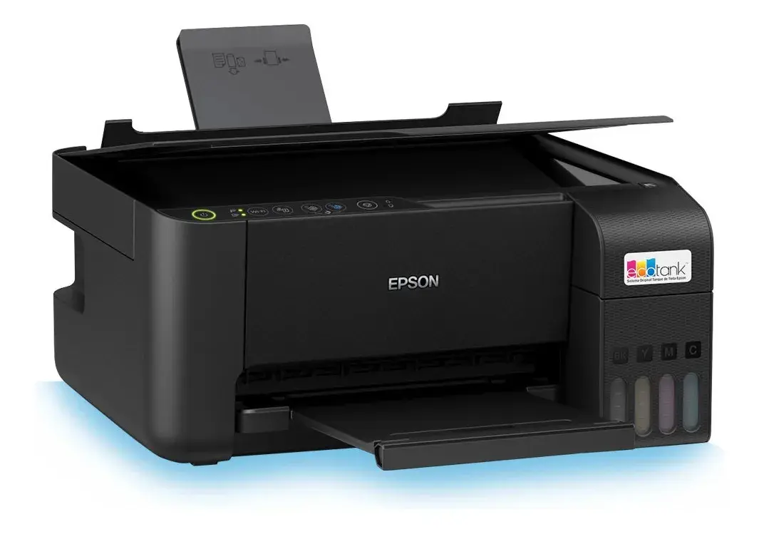 Impressora Multifuncional Cor Epson Ecotank L3250 Preto 127/220v