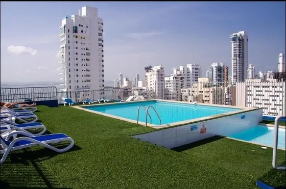 Cartagena!! Apto Renta Por Días, Aire Acondicionado En Todo El Apto,amoblado, Edificio Portofino Al Lado Hotel Decameron Bocagrande, Vista Al Mar, Piscina, Sauna, Jacuzzi, Parqueadero, Recepción 24 Hs