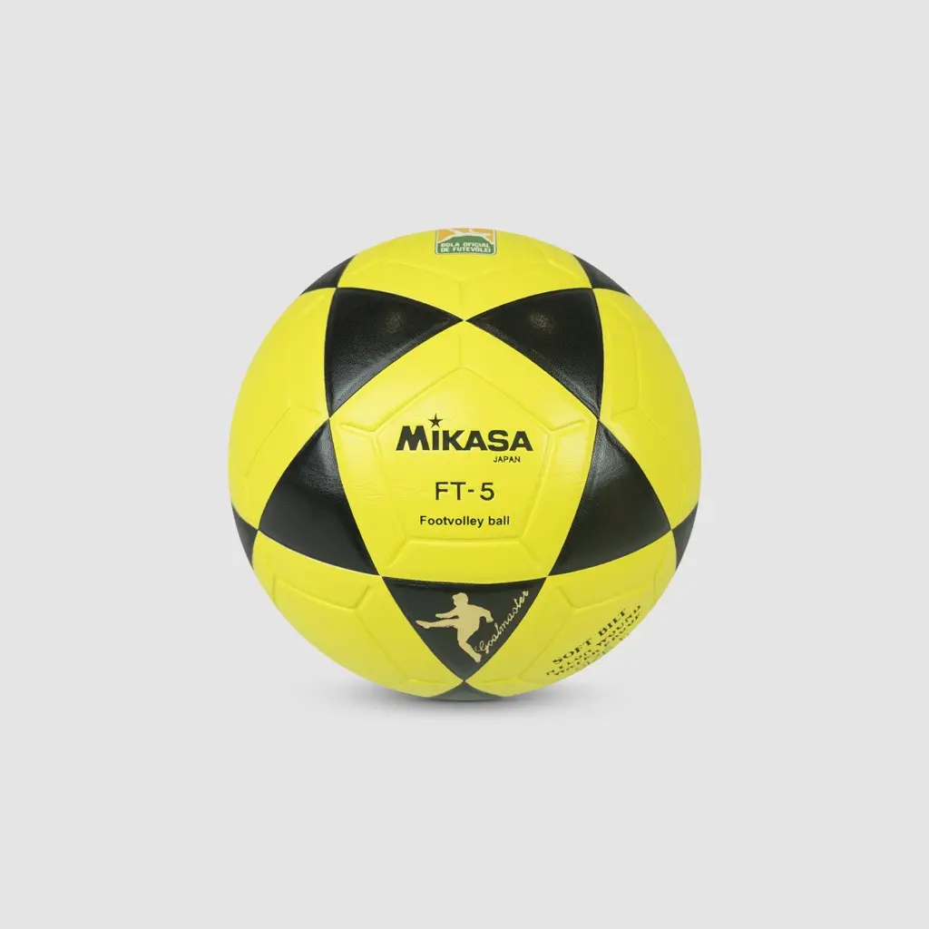 Bola de Futevolei FT5 Amarelo E Preto MIKASA