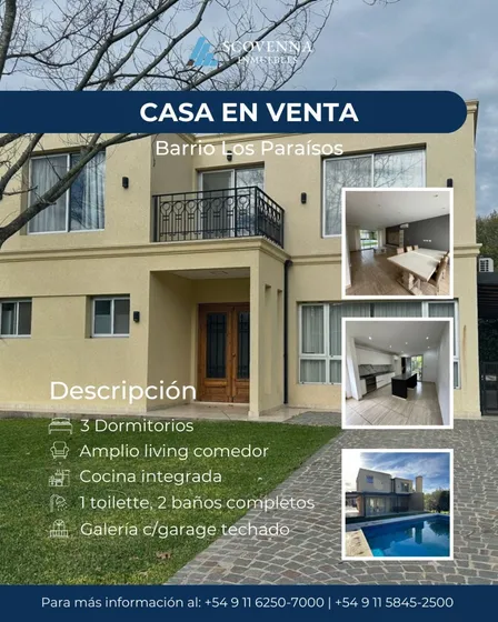Exclusiva Casa En Venta Barrio Los Paraísos - Los Cardales