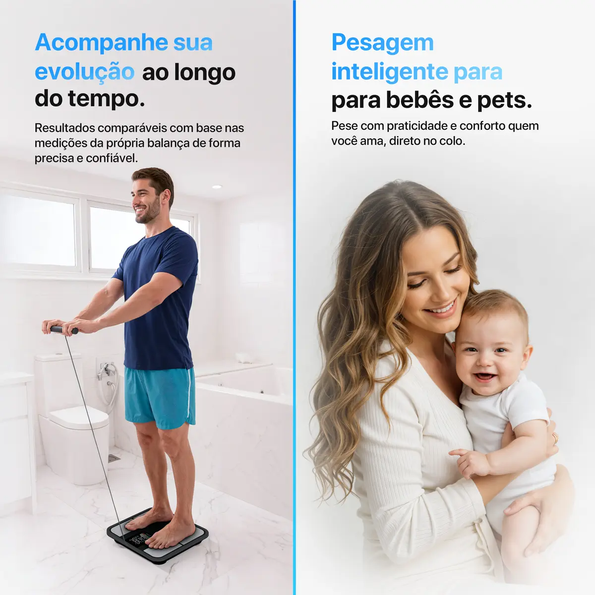 Balança De Bioimpedância 8 Sensores Relaxmedic Digital Preto — foto 5