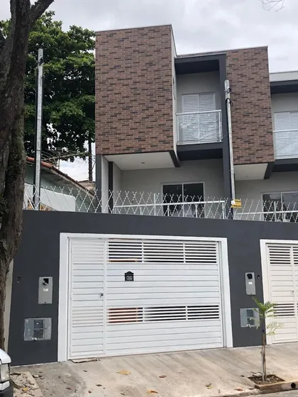 Casa Nova / Sobrado Recém Construido Em Santo Andre Sp 