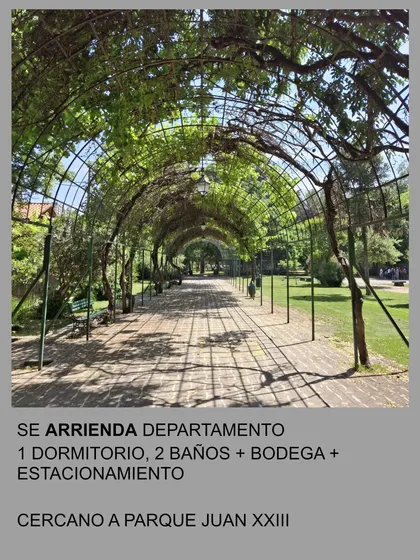 ¡imperdible En Ñuñoa! Departamento De 1 Dormitorio / 2 Baños