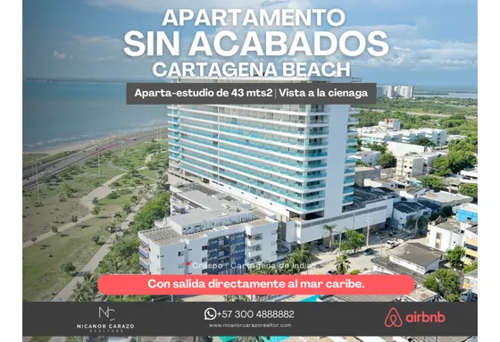 Venta Aparta-suite Con Vista Cienaga En Cartagena Beach Resort Crespo