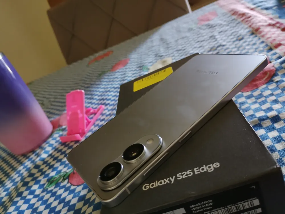 Celular Samsung Galaxy S25 Edge 5g, 256gb, 12gb Ram, Câmera Dupla