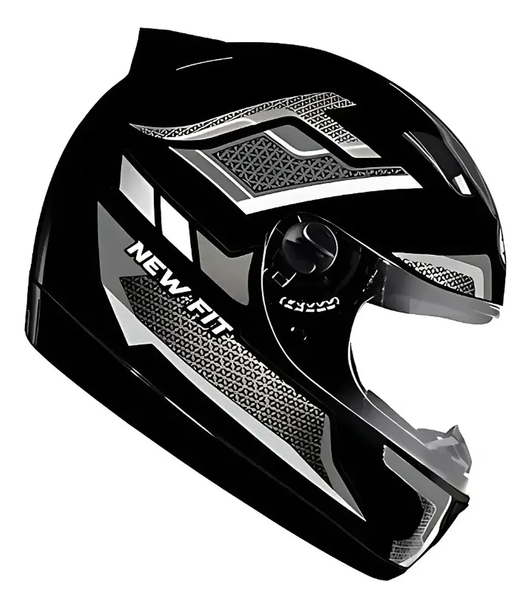 Capacete Moto Fechado Ebf New Fit Shift Preto/colores