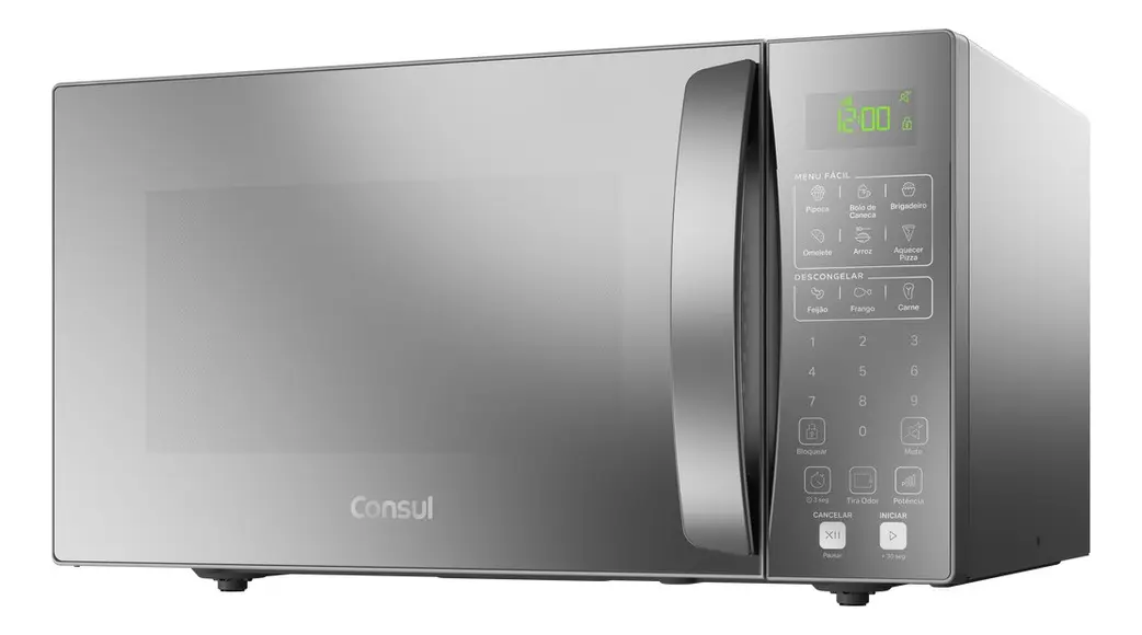 Micro-ondas Consul 32L Prata com Menu Fácil - CMS46AR 220v