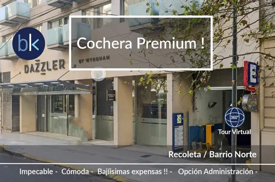 Cochera Premium Con 2 Rampas -  Bajísimas Expensas -  Super Oportunidad!!