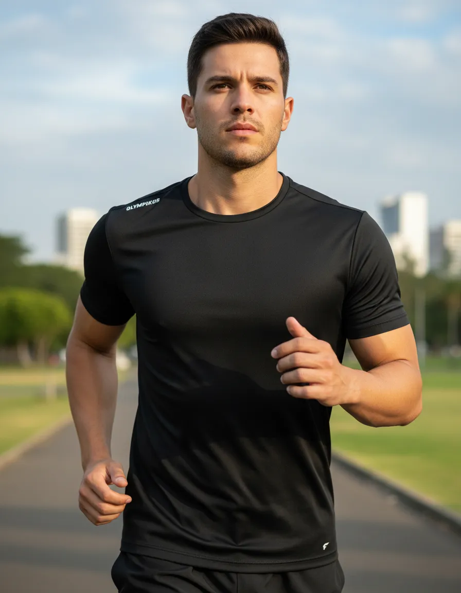 Camiseta Masculina Olympikus Academia Dry Fit Treino Corrida