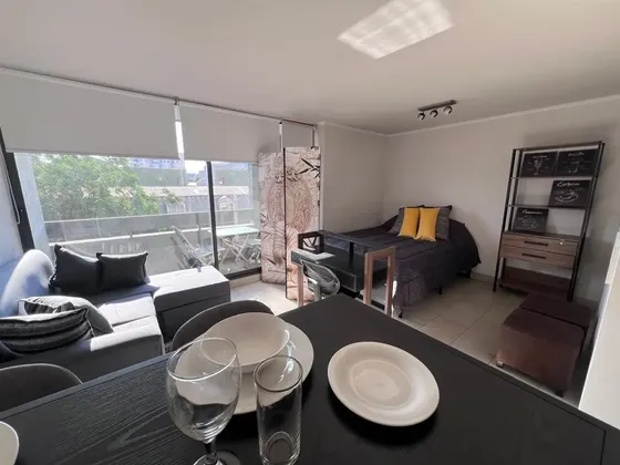 Departamento Estudio Amoblado En Abate Molina Santiago