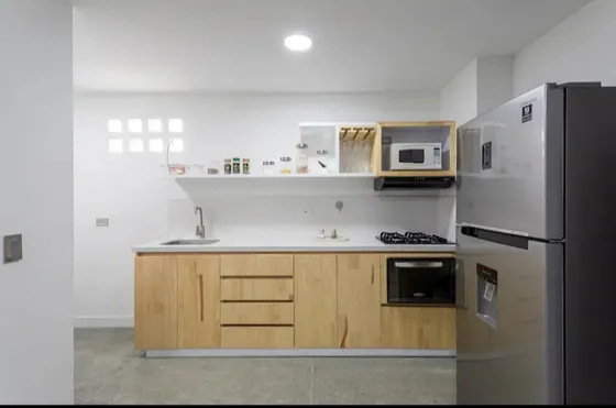 Venta De Apartamento Boston A 2 Cuadras Del Parque Con Parqueadero Moto Amoblado 